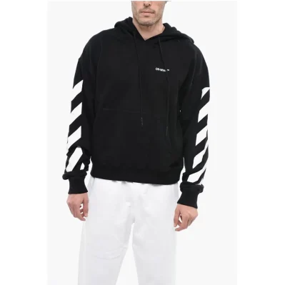 PERMANENT Hoodie DIAG HELVETICA with Front Pocket
