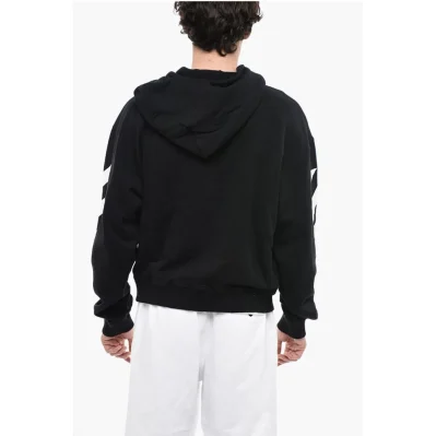 PERMANENT Hoodie DIAG HELVETICA with Front Pocket
