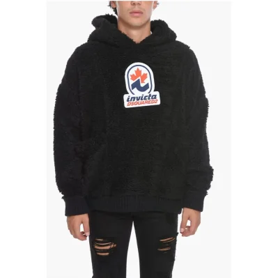 INVICTA Teddy Hoodie with Logo Patch