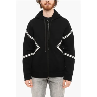 Neoprene Slim Fit Sweatshirt with Zip Closure