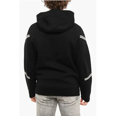 Neoprene Slim Fit Sweatshirt with Zip Closure