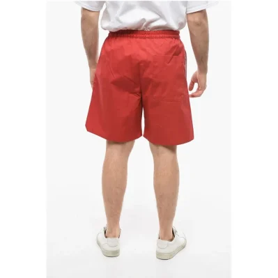 3 Pockets Shorts With Contrasting Laces