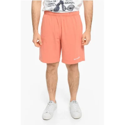 Drawstring Waist 3 Pockets Cotton Shorts