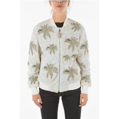 COUTURE All-Over Sequine and Crystal ALOHA PLEIN Bomber Jack