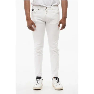 JEANS COUTURE Skinny Fit Denims with Belt Loops 14cm