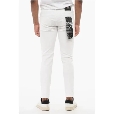 JEANS COUTURE Skinny Fit Denims with Belt Loops 14cm