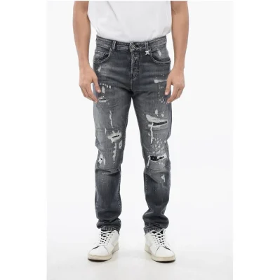 Distressed Effect SKY Skinny Fit Jeans 16 cm