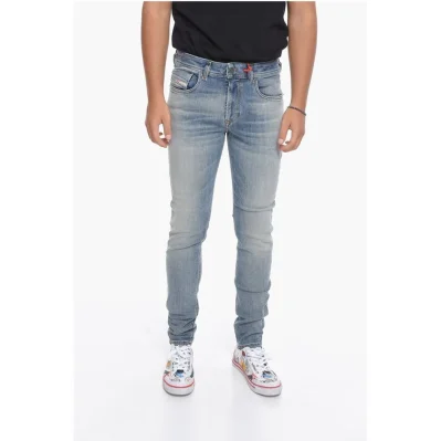 SLEENKER Low-waisted Denims with Skinny-fit 15cm