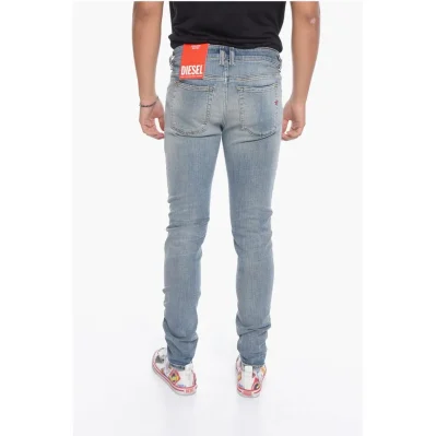 SLEENKER Low-waisted Denims with Skinny-fit 15cm