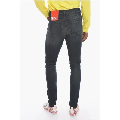 D-AMNY High-waisted Denims with Skinny-fit 16cm