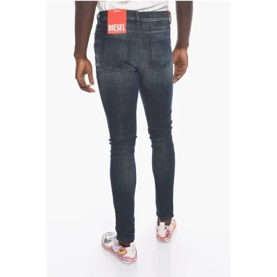 D-AMNY High-waisted Denims with Skinny-fit 15cm