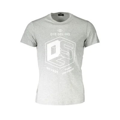 Brown Cotton Men T-Shirt