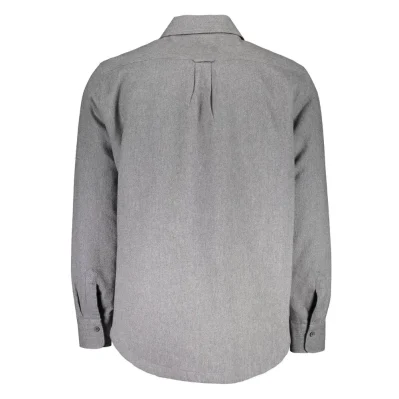 Brown Cotton Men Shirt