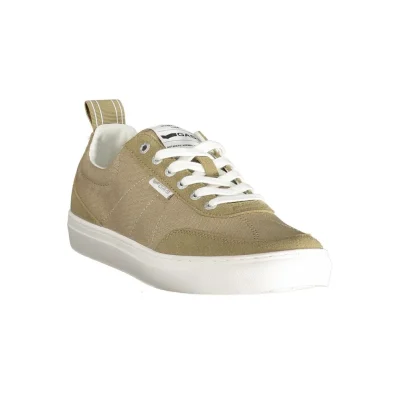 Beige Polyester Men Sneaker