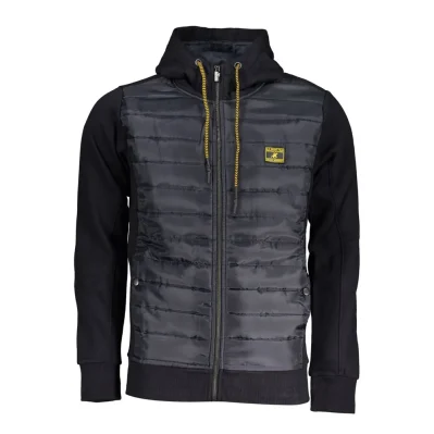 Blue Cotton Men Jacket