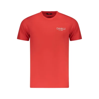 Red Cotton Men T-Shirt