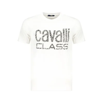 White Cotton Men T-Shirt