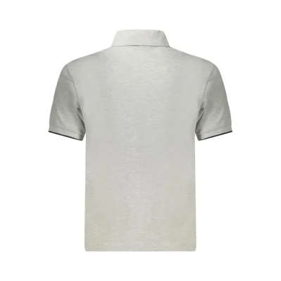 Brown Cotton Men Polo Shirt
