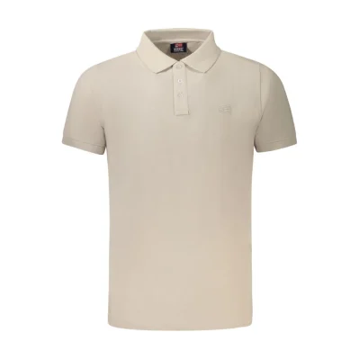 Beige Cotton Polo Shirt