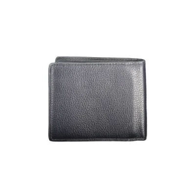 Blue Leather Men Wallet