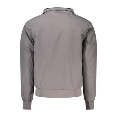 Brown Polyamide Men Jacket