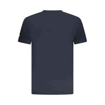 Blue Cotton Men T-Shirt