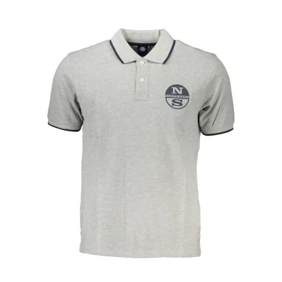 Brown Cotton Men Polo Shirt