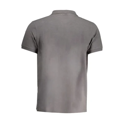 Brown Cotton Men Polo Shirt
