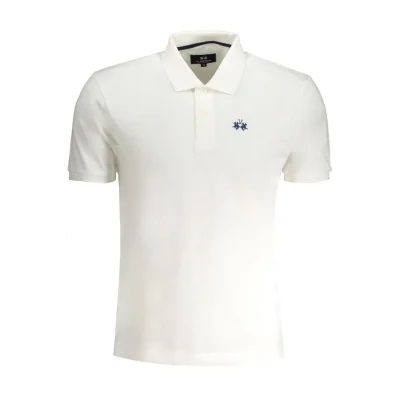 White Cotton Polo Shirt