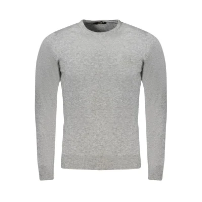 Brown Polyester Men Sweater