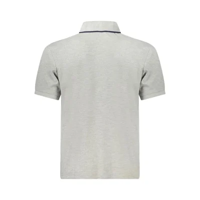 Brown Cotton Men Polo Shirt