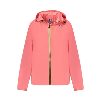 Pink Polyamide Jackets & Coat