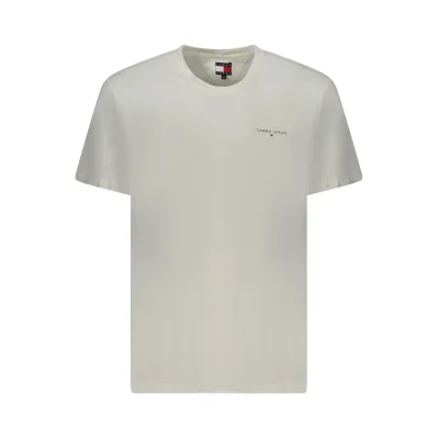 White Cotton Men T-Shirt