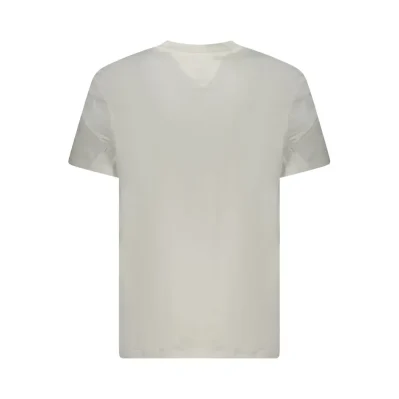 White Cotton Men T-Shirt