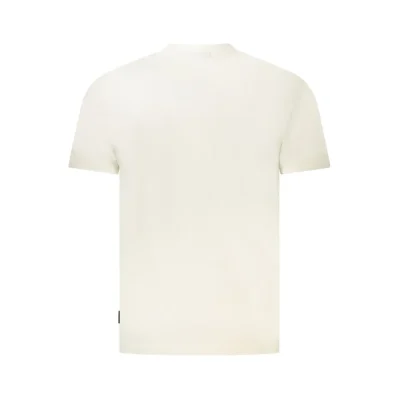 White Cotton Men T-Shirt