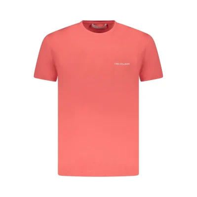 Pink Cotton Men T-Shirt