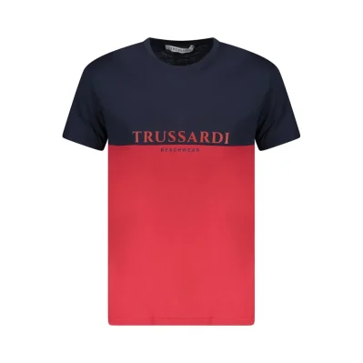 Red Cotton Men T-Shirt