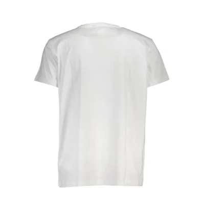 White Cotton Men T-Shirt