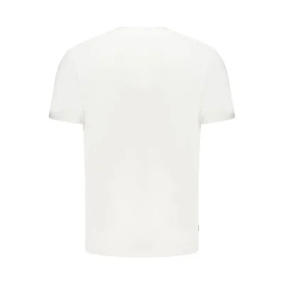 White Cotton Men T-Shirt