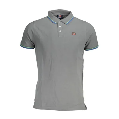 Brown Cotton Men Polo Shirt