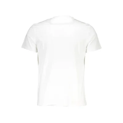 White Cotton Men T-Shirt