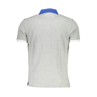 Brown Cotton Men Polo Shirt