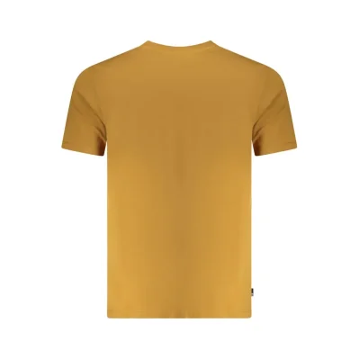 Brown Cotton Men T-Shirt