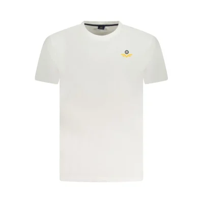 White Cotton Men T-Shirt