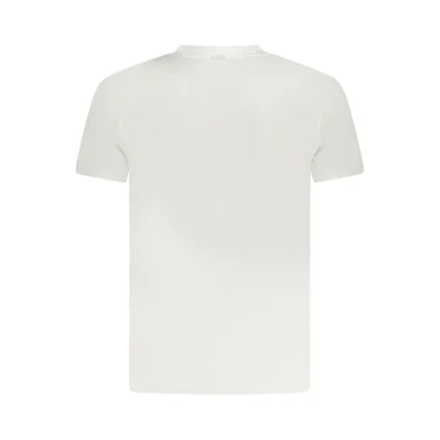 White Cotton Men T-Shirt