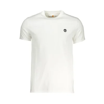 White Cotton Men T-Shirt
