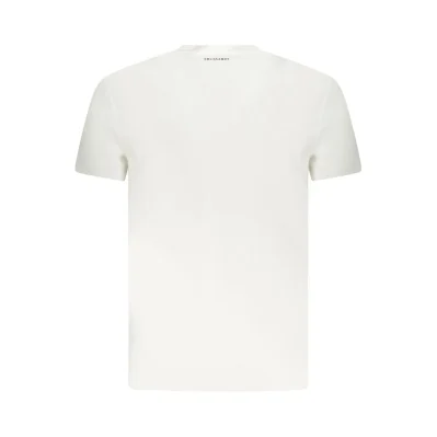White Cotton Men T-Shirt