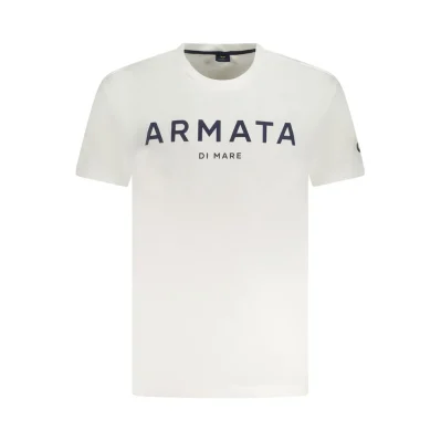 White Cotton Men T-Shirt