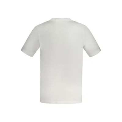 White Cotton Men T-Shirt