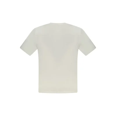White Cotton Men T-Shirt